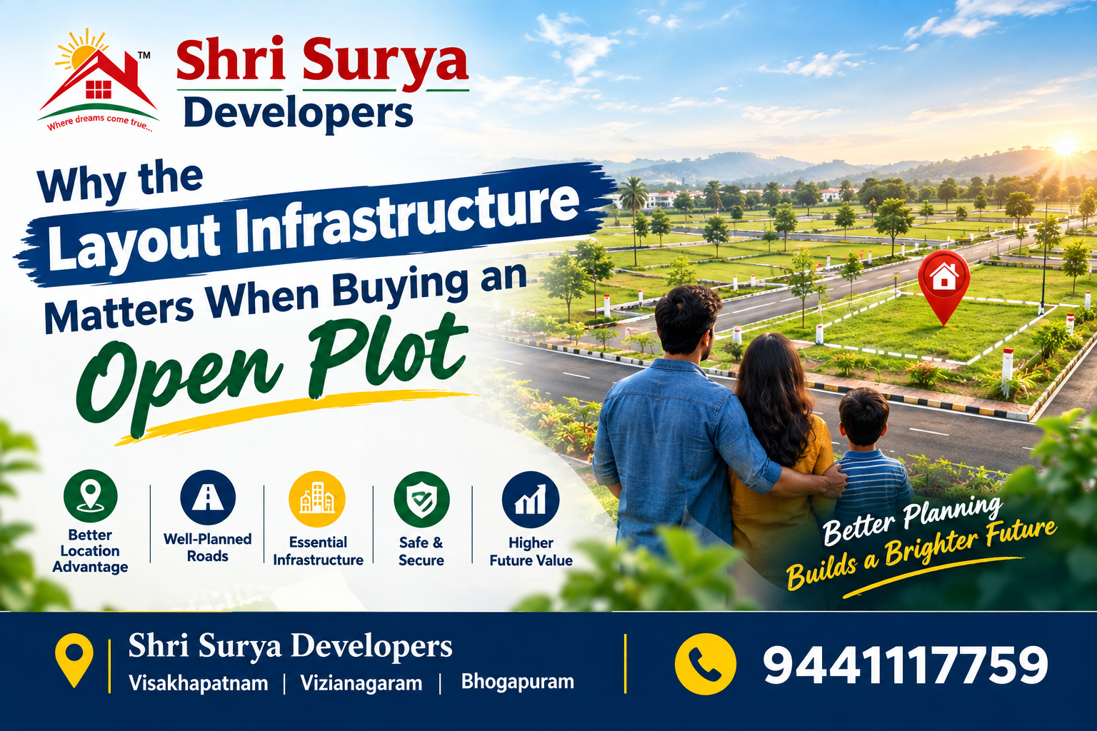 Why Layout Infrastructure Matters When Buying an Open Plot